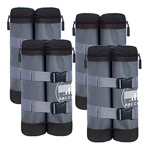 ABCCANOPY Canopy Weight Bags for Pop up Canopy Instant Canopies Shelter, Sand Bags (Gray/Black)