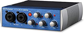 PreSonus AudioBox USB 96 2x2 USB Audio Interface with Studio One Artist and Ableton Live Lite DAW Recording Software