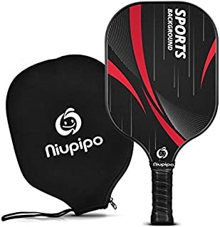 niupipo Pickleball Paddle, USAPA Approved Graphite Pickleball Racket with Carbon Fiber Face