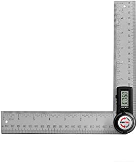 GemRed Digital Angle Finder Protractor (Stainless steel, 7inch/200mm)