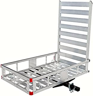 MAXXHAUL 80779 Aluminum Hitch Mount Cargo Carrier with 47