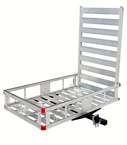 MAXXHAUL 80779 Aluminum Hitch Mount Cargo Carrier with 47