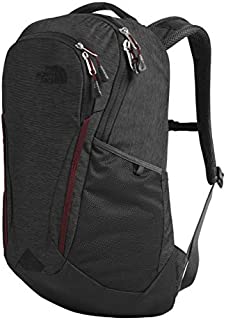 The North Face Women's Vault Backpack, Asphalt Grey Light Heather/Deep Garnet Red, One Size