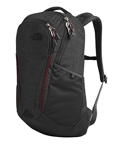 The North Face Women's Vault Backpack, Asphalt Grey Light Heather/Deep Garnet Red, One Size