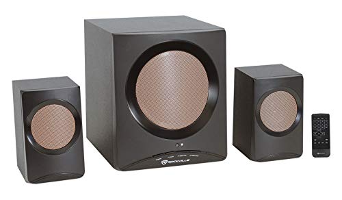 Rockville Rock Media Home/Computer Speakers+Subwoofer/Bluetooth/USB/SD/FM+Remote