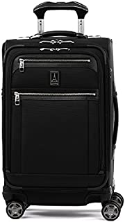 Travelpro Platinum Elite-Softside Expandable Spinner Wheel Luggage, Shadow Black