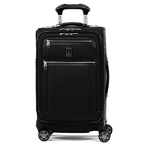 Travelpro Platinum Elite-Softside Expandable Spinner Wheel Luggage, Shadow Black