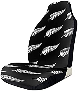 Car Front Seat Protector Stylish NZ Flag Silver Fern Car Seat Covers Front Seat Protector Universal