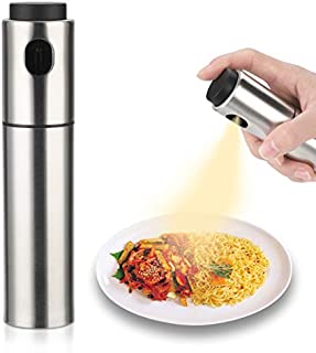 Olive Oil Sprayer Mister Oil Sprayer for Cooking Besmon Versatile Stainless Steel Oil Bottle for Kitchen BBQ, Grilling and Roasting