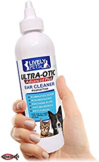 Lively Pets Dog Ear Cleaner and Ear Infection Treatment - Stops Ear Mites, Yeast & Fungal Infections - Broad Spectrum Veterinary Formula