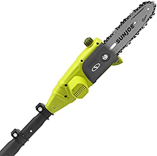 Sun Joe 20VIONLTE-PS8 8-inch Amp 20-Volt Cordless Telescoping Pole Chain Saw, Kit (w/2.0-Ah Battery + Quick Charger)