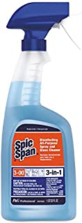 Disinfecting Surface and Glass Cleaner from Spic and Span P&G PROFESSIONAL Bulk 3-in-1 Multi-Purpose Cleaner, 15x Concentrate, Fresh Scent, All Purpose Commercial Use, 32 oz. (Case of 8)