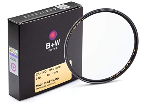 B + W 67mm UV Protection Filter (010) for Camera Lens - Xtra Slim Mount (XS-PRO), MRC Nano, 16 Layers Multi-Resistant and Nano Coating, Photography Filter, 67 mm, Clear Protector