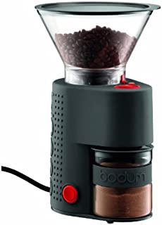 Bodum Bistro Burr Grinder, Electronic Coffee Grinder with Continuously Adjustable Grind, Black