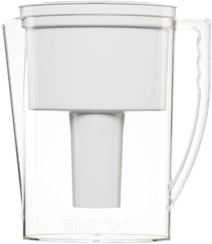 Brita 42629 Slim Water Filter Pitcher, 5 Cup food, White