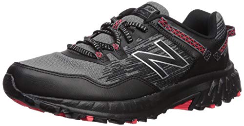New Balance Men's 410 V6 Trail Running Shoe, Black/Castlerock, 11 XW US