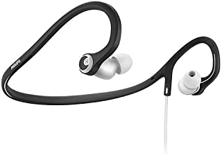 Philips SHQ4300WS/27 ActionFit Earbuds Sports Neckband Headphones, Black