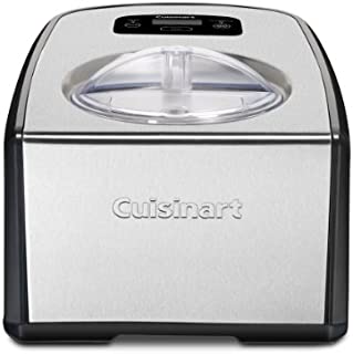 Cuisinart ICE-100 Compressor Ice Cream and Gelato Maker, Silver, 1-1/2-Quart