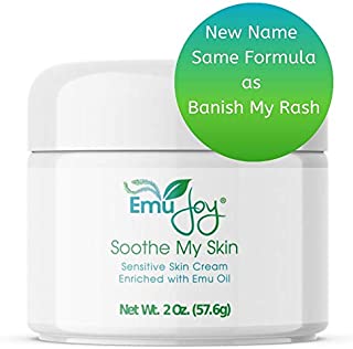 Soothe My Skin Cream for Sensitive Skin - Eczema Cream Psoriasis Atopic Dermatitis Lichen Sclerosus. Emu Oil Cream with Only Natural Ingredients