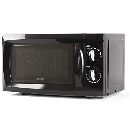 Commercial Chef CHM660B Countertop Small Microwave Oven, 0.6 Cubic Feet, Black