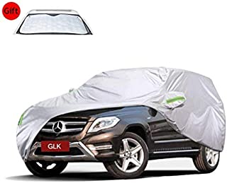 Waterproof Car Covers M-ercedes B-e-n-z GLK Waterproof/Snowproof/Sunproof/Dustproof/Windproof Scratch Resistant Fit Car's Length Up To 200'' Breathable Outdoor Indoor Sedan Cover (gift Front Windshiel