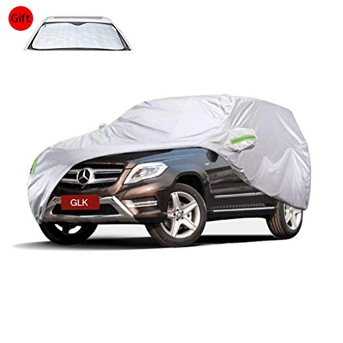 Waterproof Car Covers M-ercedes B-e-n-z GLK Waterproof/Snowproof/Sunproof/Dustproof/Windproof Scratch Resistant Fit Car's Length Up To 200'' Breathable Outdoor Indoor Sedan Cover (gift Front Windshiel