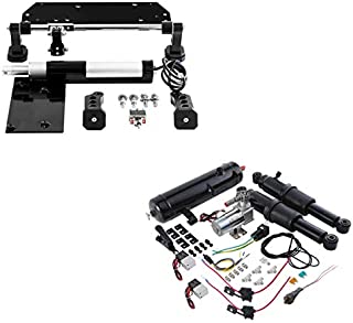 XFMT Electric Center Stand Air Ride Suspension Kit W/Air Tank For Harley Touring Road King Electra Street Glide 2017-2020