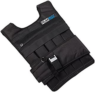 RUNFast RM_40 Pro Weighted Vest 12lbs.-60 lbs. (without Shoulder Pads, 40 lb)