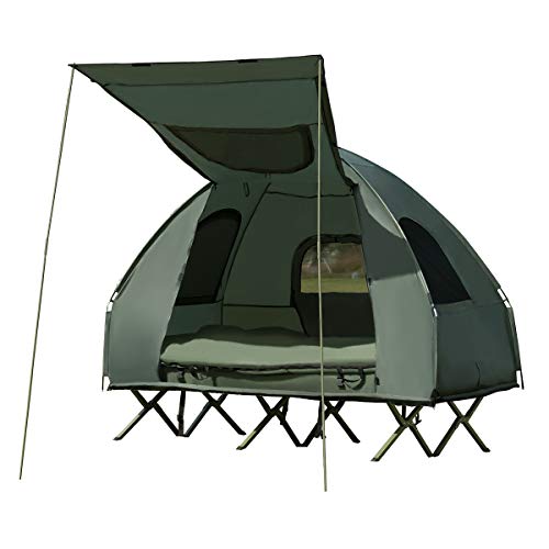 Tangkula 2-Person Outdoor Camping Tent Cot