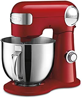 Cuisinart SM-50R 5.5-Quart Stand Mixer, Ruby Red