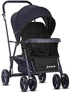 Joovy Caboose Graphite Stroller, Stand on Tandem, Sit and Stand, Black