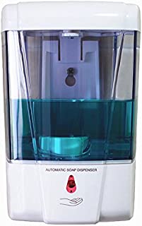 Naiver Automatic Soap Dispenser-TOUCHLESS Liquid Infrared Soap Pump, Wall-Mounted for Hospital,Airport,Kitchen,Bathroom,Hotel,Ultra-Large Capacity (600ml)