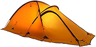 HILLMAN 2-Person 4-Season 20D Double Layer Silicone Ultralight High-Altitude Outdoor Camping Tents (Yellow)