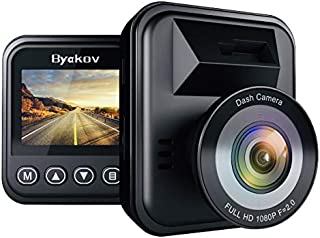 Byakov Dash Cam, 1080P Dash Camera for Cars with 170° Wide Angle, Car Camera with Night Vision, WDR, G-Sensor, Parking Monitor, Loop Recording