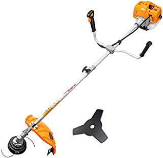 SALEM MASTER 51.7CC Weed Eater Gas Powered String Trimmer Straight Shaft 2 Cycle Gasoline Powered Weed Wacker Brush Cutter G520M