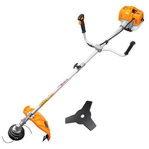 SALEM MASTER 51.7CC Weed Eater Gas Powered String Trimmer Straight Shaft 2 Cycle Gasoline Powered Weed Wacker Brush Cutter G520M