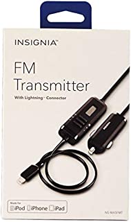 Insignia FM Radio Transmitter for Apple Devices w/ 8-Pin Connector NS-MA5FMT