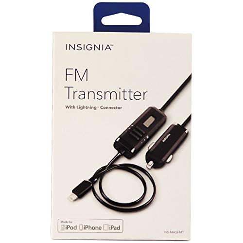 Insignia FM Radio Transmitter for Apple Devices w/ 8-Pin Connector NS-MA5FMT