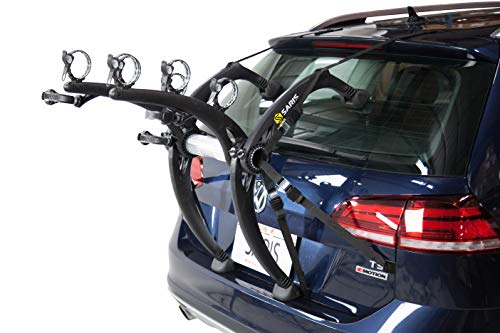 Saris Bones EX Trunk Bike Rack Carrier, Mount 3 Bikes, Black (803)