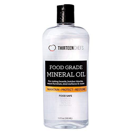 Food Grade Mineral Oil for Cutting Boards, Countertops and Butcher Blocks - Food Safe and Made in the USA