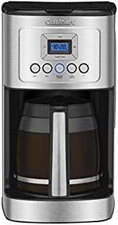 Cuisinart DCC-3200P1 DCC-3200 Glass Carafe Handle Programmable Coffeemaker, 14 Cup Stainless Steel