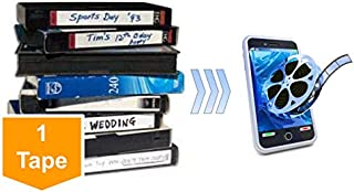 Video Tape Transfer Service, Digitization to MP4 (VHS, VHS-C, Hi8, Video 8, Digital8, 8mm, MiniDV, Beta, Audio) - New Customer Offer