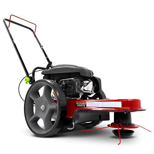 EARTHQUAKE 28463 M205 150cc 4-Cycle Viper Engine, 5 Year Warranty Walk Behind String Mower, Red/Black