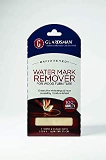 Guardsman Water Mark Remover Cloth - Erase White Rings & Haze Caused By Moisture and Heat - Reusable - 405200