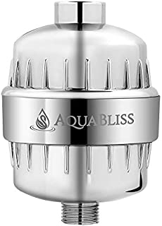 AquaBliss High Output Revitalizing Shower Filter - Reduces Dry Itchy Skin, Dandruff, Eczema, and Dramatically Improves The Condition of Your Skin, Hair and Nails - Chrome (SF100)