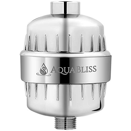 AquaBliss High Output Revitalizing Shower Filter - Reduces Dry Itchy Skin, Dandruff, Eczema, and Dramatically Improves The Condition of Your Skin, Hair and Nails - Chrome (SF100)