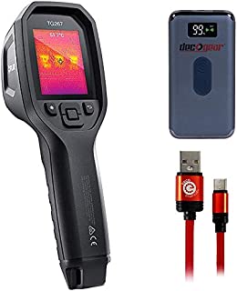 FLIR TG267 Diagnostic Thermal Imaging Camera with Bluetooth Bundle with Deco Gear Power Bank 8000 mAh with Wireless Device Charging and Deco Essentials 3FT Braided Type-C Charge and Sync USB Cable