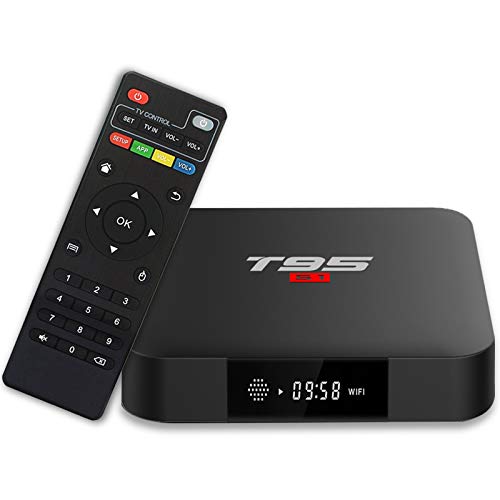 T95 S1 Android 7.1 TV Box with 1GB RAM / 8GB ROM Amlogic S905W Quad-core Digital Display HDMI HD Support 2.4G WiFi 3D 4K