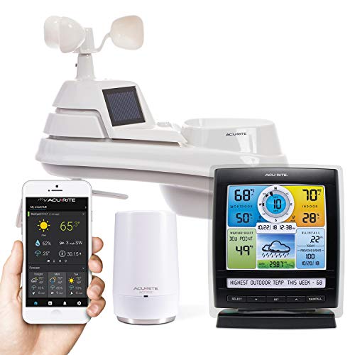 AcuRite Smart Weather Station with Remote Monitoring Compatible with Amazon Alexa (01012M)