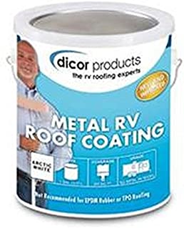 Dicor RV Trailer Corp 1gal ELASTOMERIC Coating Roof Coating